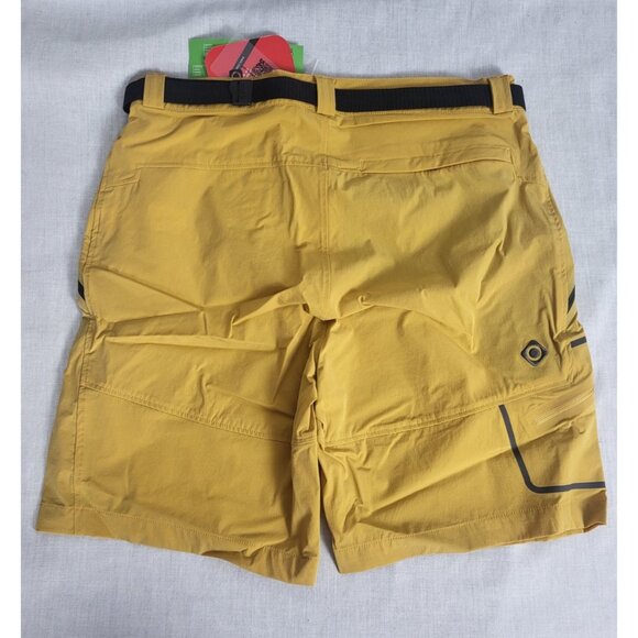 Izas Men's Rock Hiking Shorts Gold Honey Size S STRETCH NWT Summer Vacation - Picture 5 of 7